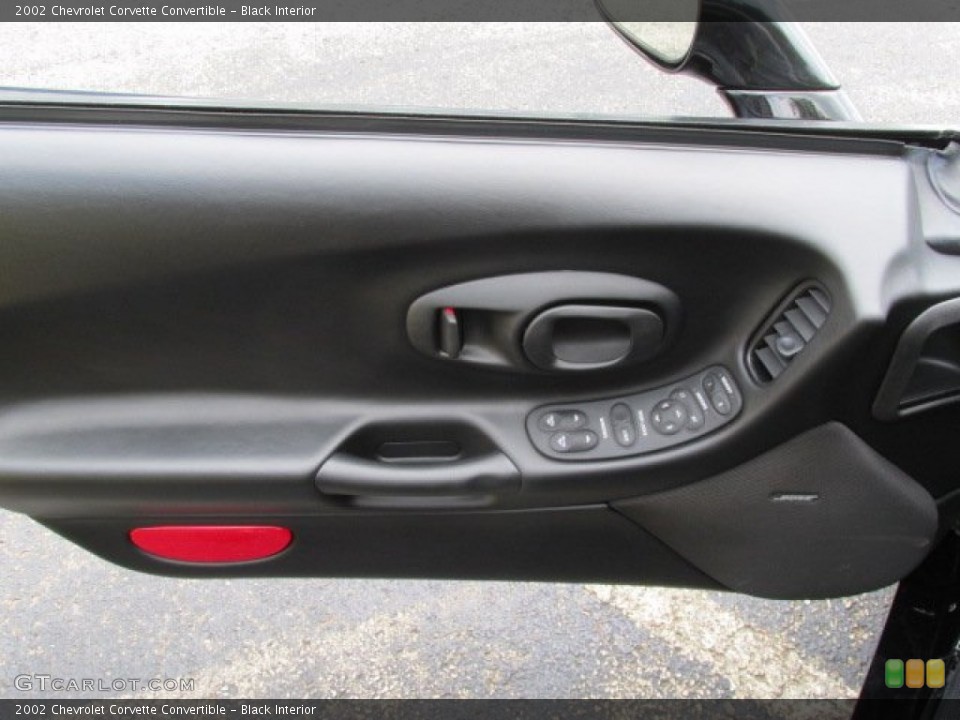 Black Interior Door Panel for the 2002 Chevrolet Corvette Convertible #84173955