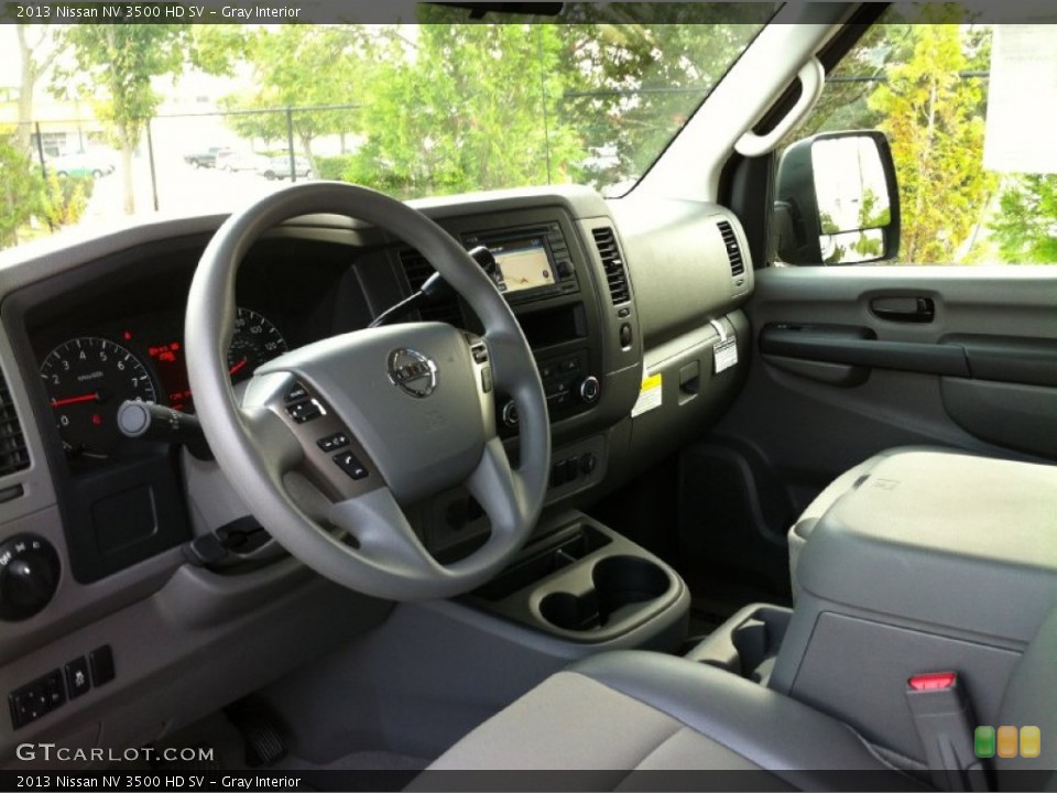 Gray Interior Photo for the 2013 Nissan NV 3500 HD SV #84175618