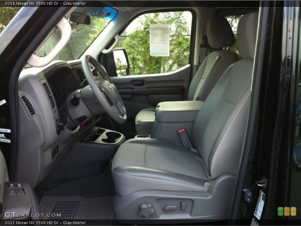Gray Interior Front Seat for the 2013 Nissan NV 3500 HD SV #84175641