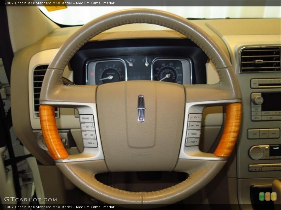 Medium Camel Interior Steering Wheel for the 2007 Lincoln MKX  #84176724