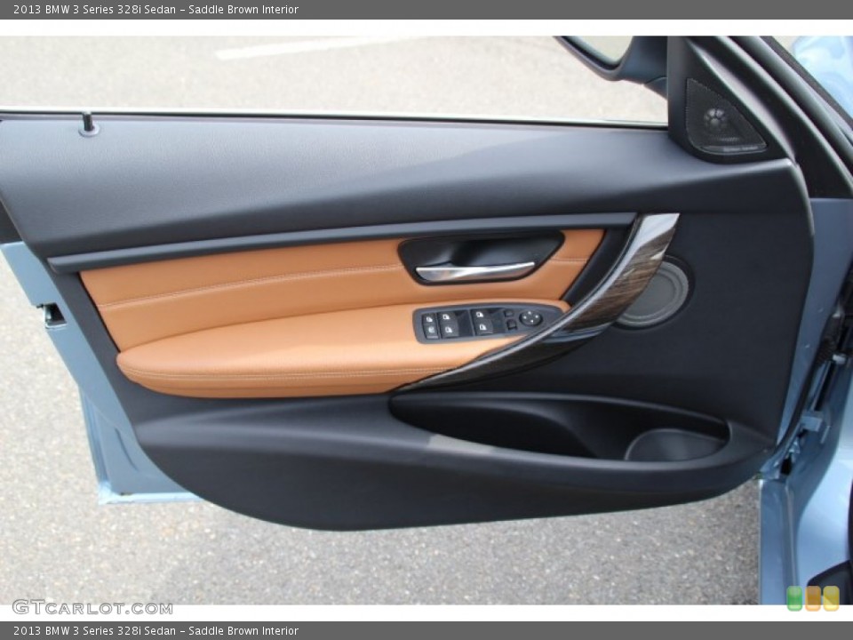 Saddle Brown Interior Door Panel for the 2013 BMW 3 Series 328i Sedan #84179652