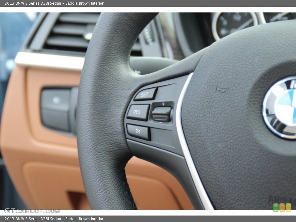 Saddle Brown Interior Controls for the 2013 BMW 3 Series 328i Sedan #84179772