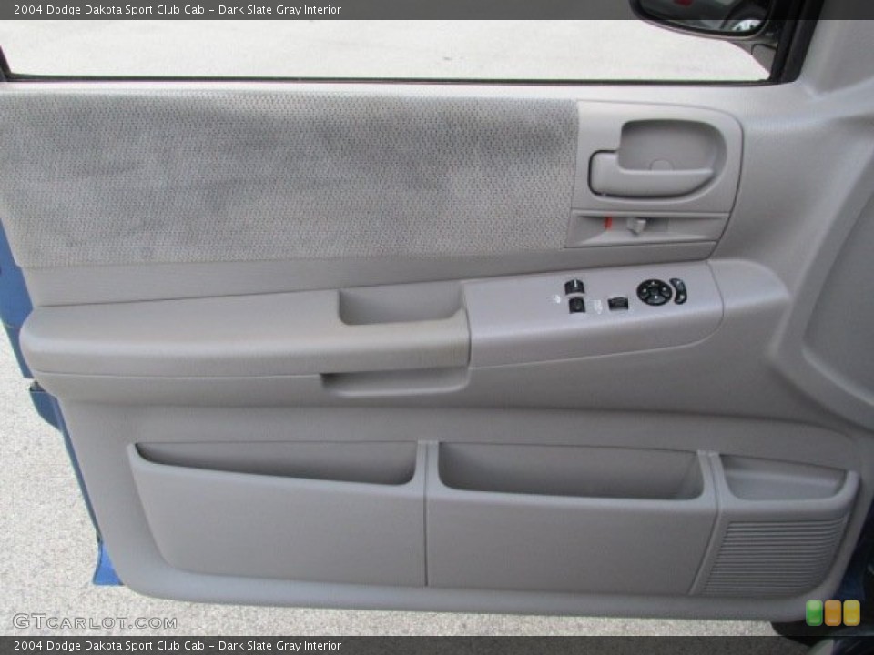 Dark Slate Gray Interior Door Panel for the 2004 Dodge Dakota Sport Club Cab #84180672
