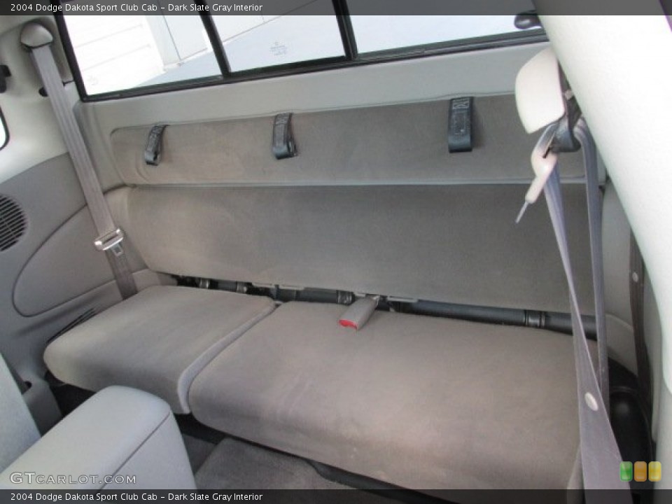 Dark Slate Gray Interior Rear Seat for the 2004 Dodge Dakota Sport Club Cab #84180780