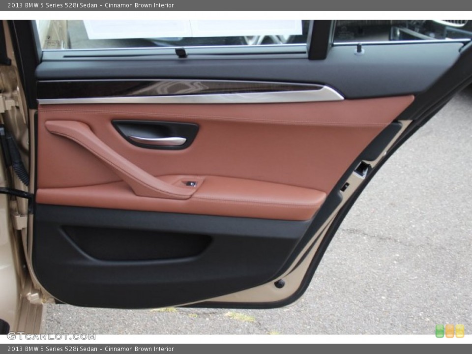 Cinnamon Brown Interior Door Panel for the 2013 BMW 5 Series 528i Sedan #84180891