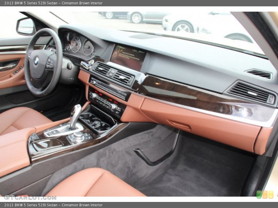 Cinnamon Brown Interior Dashboard for the 2013 BMW 5 Series 528i Sedan #84180966