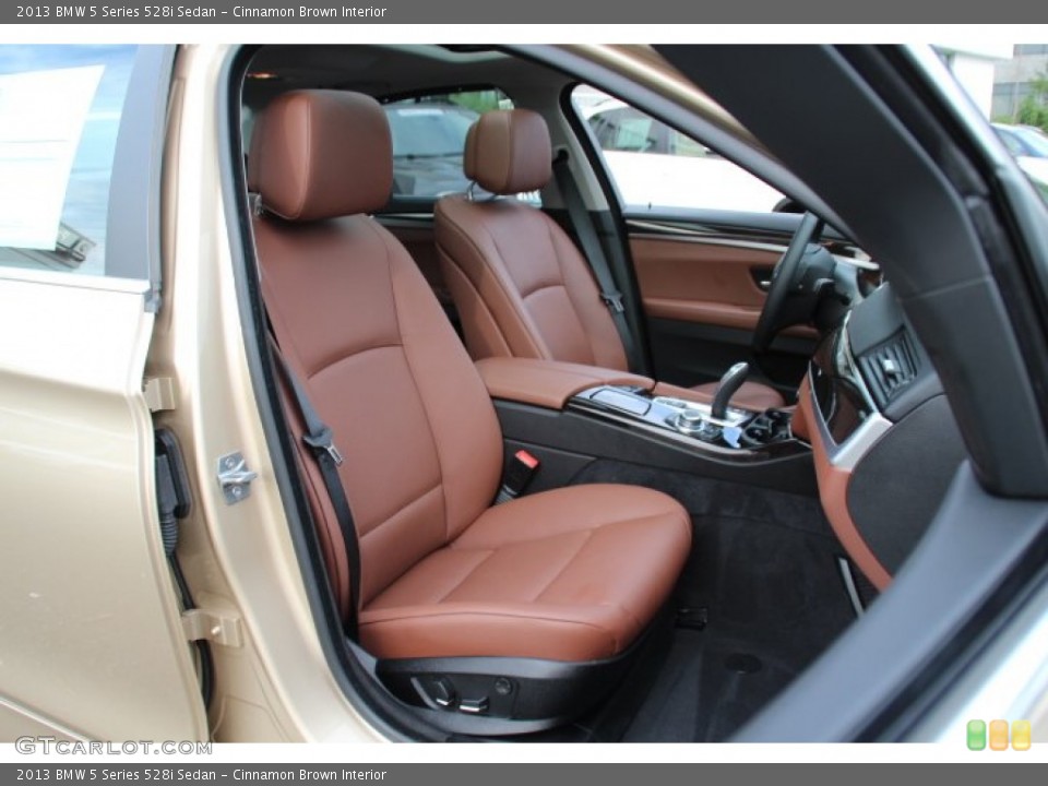 Cinnamon Brown Interior Front Seat for the 2013 BMW 5 Series 528i Sedan #84180999