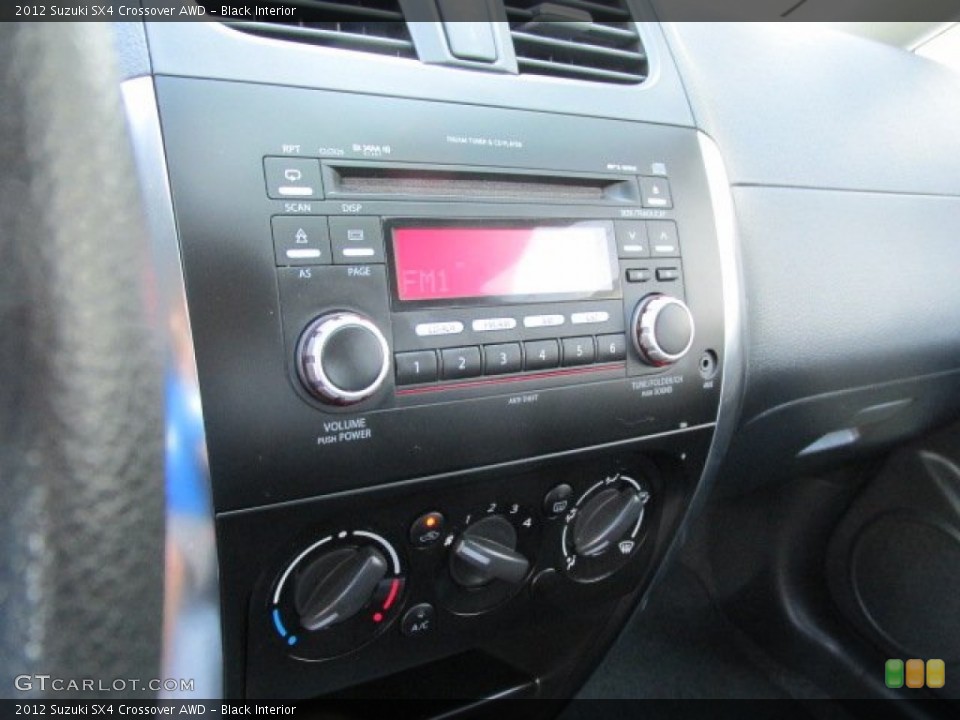 Black Interior Controls for the 2012 Suzuki SX4 Crossover AWD #84181405