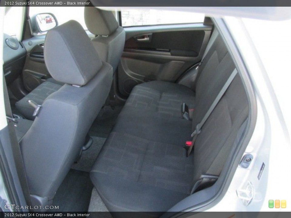 Black Interior Rear Seat for the 2012 Suzuki SX4 Crossover AWD #84181488