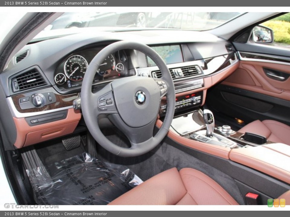 Cinnamon Brown Interior Photo for the 2013 BMW 5 Series 528i Sedan #84182796