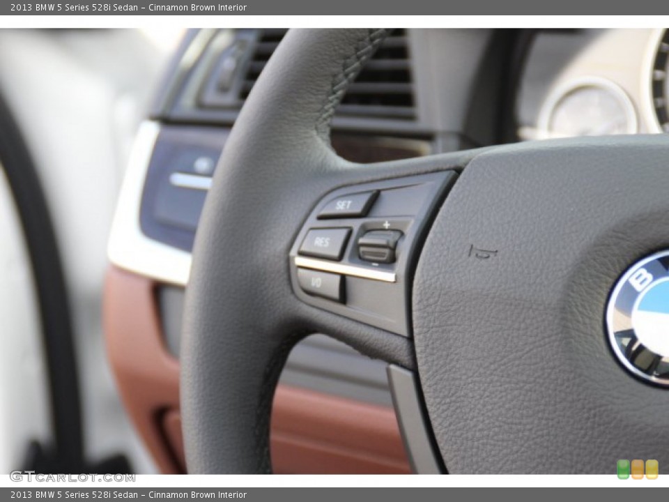 Cinnamon Brown Interior Controls for the 2013 BMW 5 Series 528i Sedan #84182907