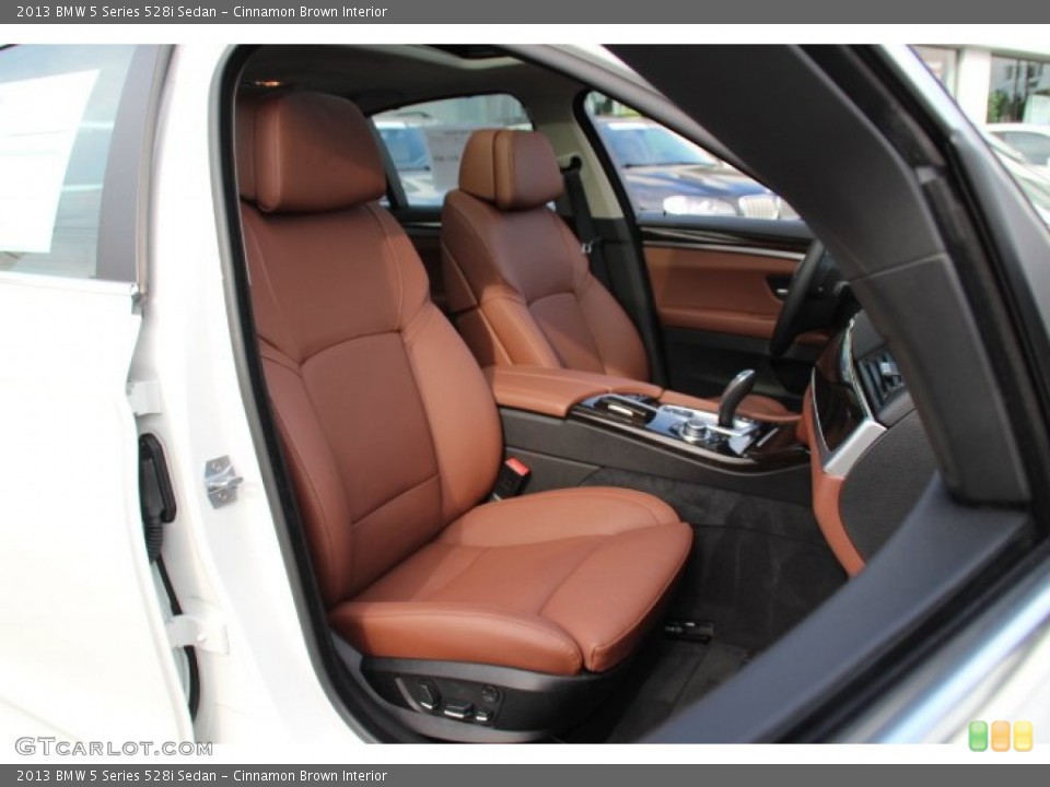 Cinnamon Brown Interior Front Seat for the 2013 BMW 5 Series 528i Sedan #84183058