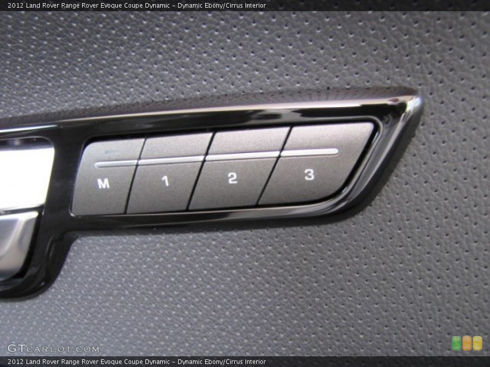 Dynamic Ebony/Cirrus Interior Controls for the 2012 Land Rover Range Rover Evoque Coupe Dynamic #84187317