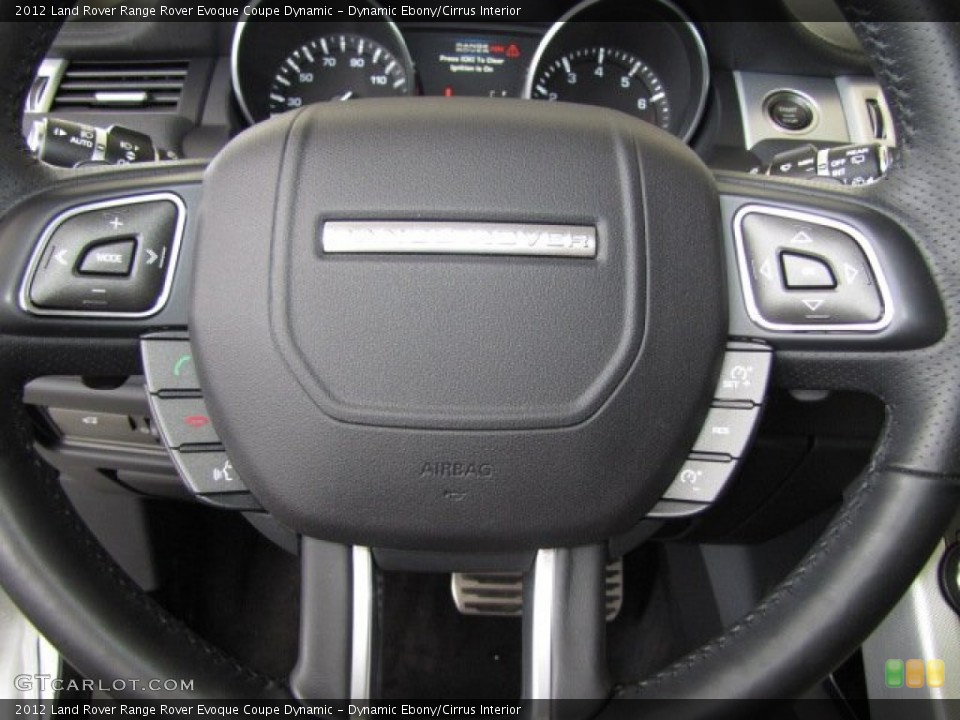 Dynamic Ebony/Cirrus Interior Controls for the 2012 Land Rover Range Rover Evoque Coupe Dynamic #84187428