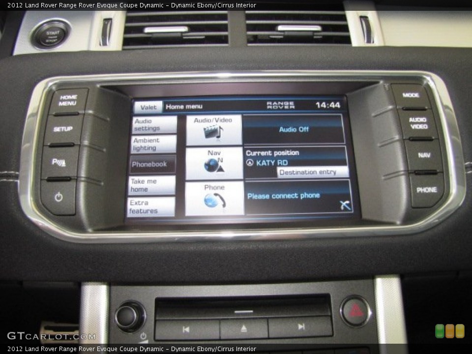 Dynamic Ebony/Cirrus Interior Controls for the 2012 Land Rover Range Rover Evoque Coupe Dynamic #84187473