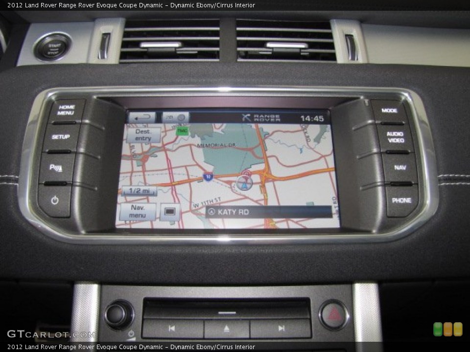Dynamic Ebony/Cirrus Interior Navigation for the 2012 Land Rover Range Rover Evoque Coupe Dynamic #84187482