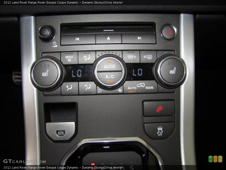 Dynamic Ebony/Cirrus Interior Controls for the 2012 Land Rover Range Rover Evoque Coupe Dynamic #84187500