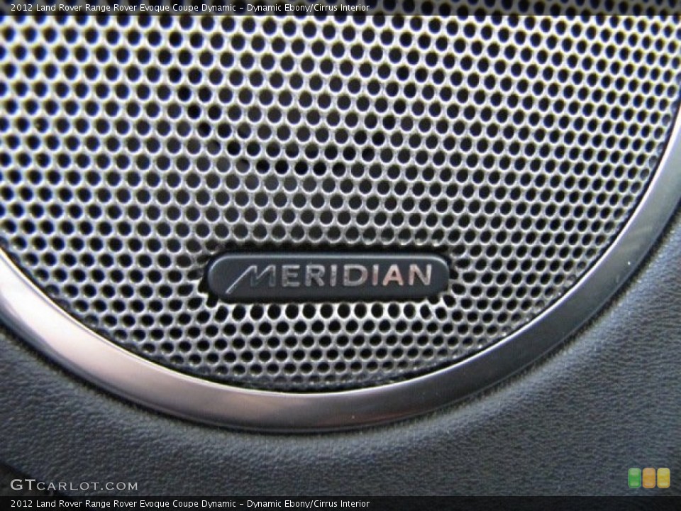 Dynamic Ebony/Cirrus Interior Audio System for the 2012 Land Rover Range Rover Evoque Coupe Dynamic #84187549
