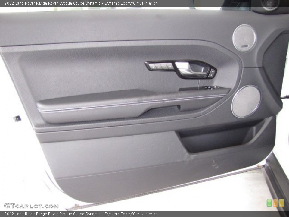 Dynamic Ebony/Cirrus Interior Door Panel for the 2012 Land Rover Range Rover Evoque Coupe Dynamic #84187557