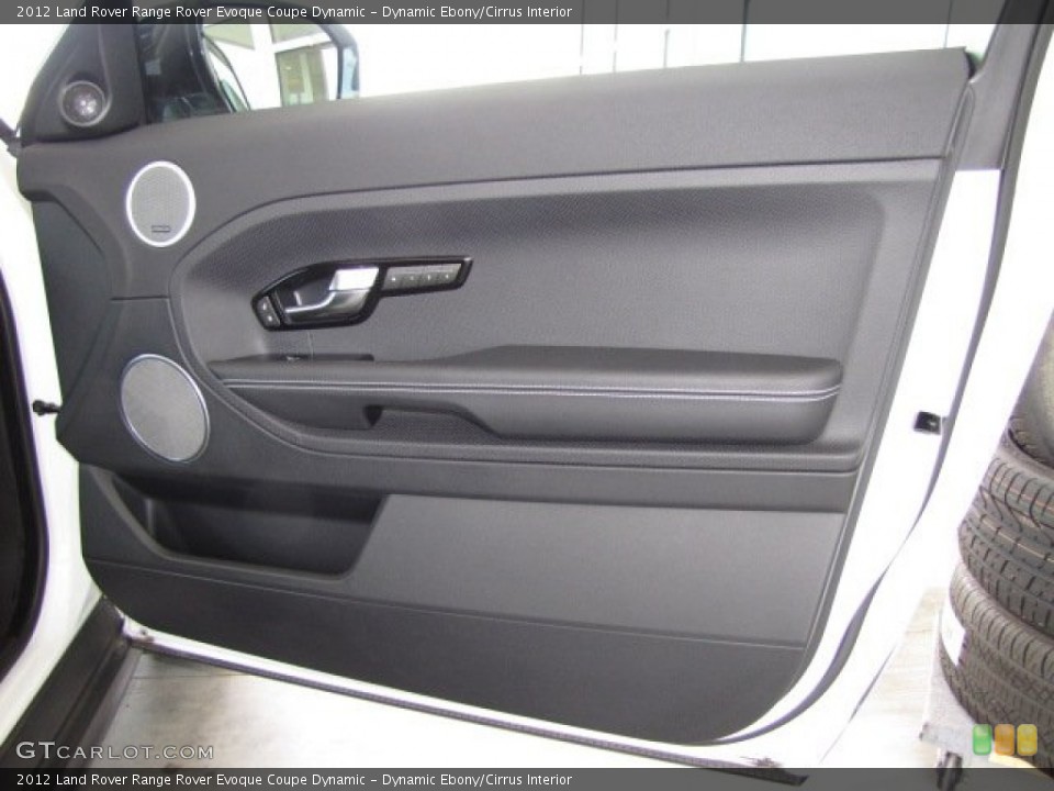 Dynamic Ebony/Cirrus Interior Door Panel for the 2012 Land Rover Range Rover Evoque Coupe Dynamic #84187584