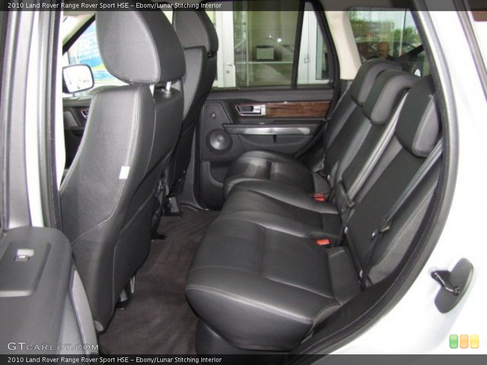 Ebony/Lunar Stitching Interior Rear Seat for the 2010 Land Rover Range Rover Sport HSE #84188334