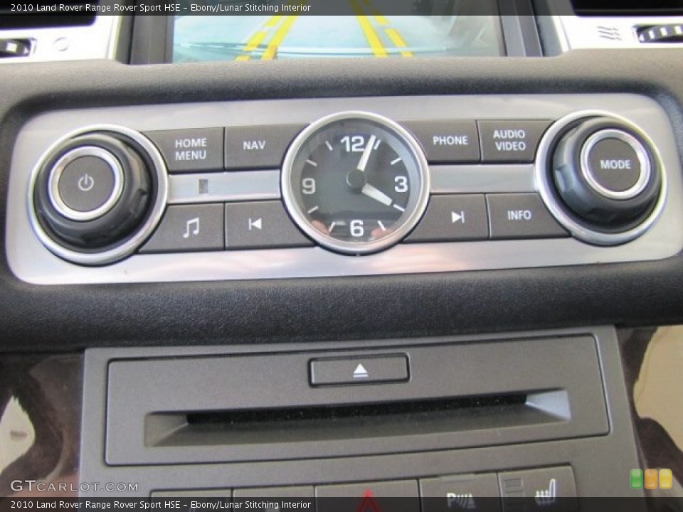 Ebony/Lunar Stitching Interior Controls for the 2010 Land Rover Range Rover Sport HSE #84188550