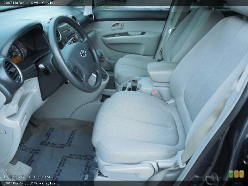 Gray Interior Front Seat for the 2007 Kia Rondo LX V6 #84190119