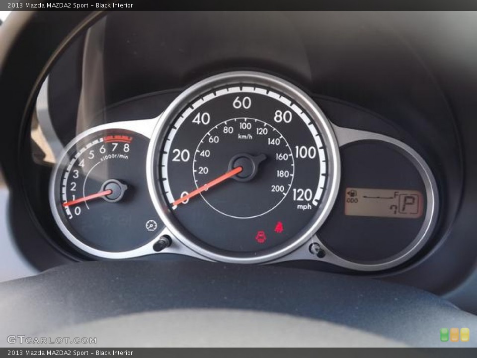 Black Interior Gauges for the 2013 Mazda MAZDA2 Sport #84193026