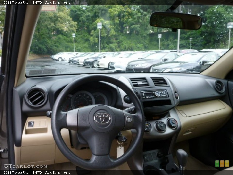 Sand Beige Interior Dashboard for the 2011 Toyota RAV4 I4 4WD #84195620