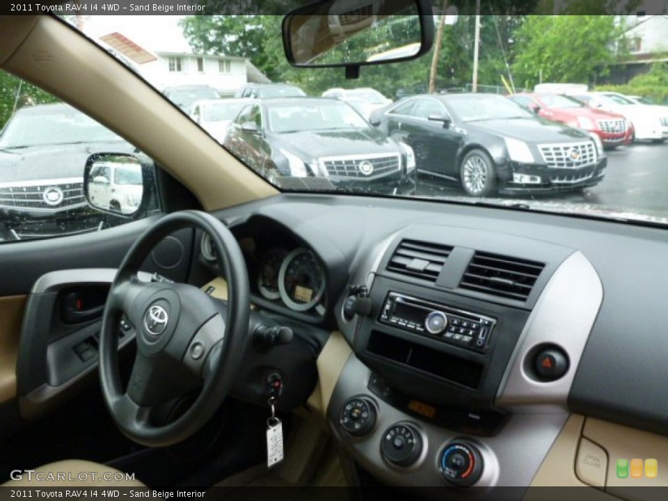 Sand Beige Interior Dashboard for the 2011 Toyota RAV4 I4 4WD #84195641