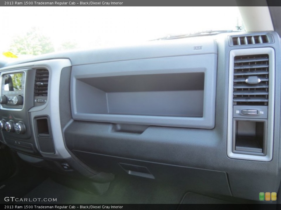Black/Diesel Gray Interior Dashboard for the 2013 Ram 1500 Tradesman Regular Cab #84196067