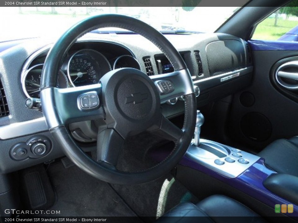 Ebony Interior Steering Wheel for the 2004 Chevrolet SSR  #84196247