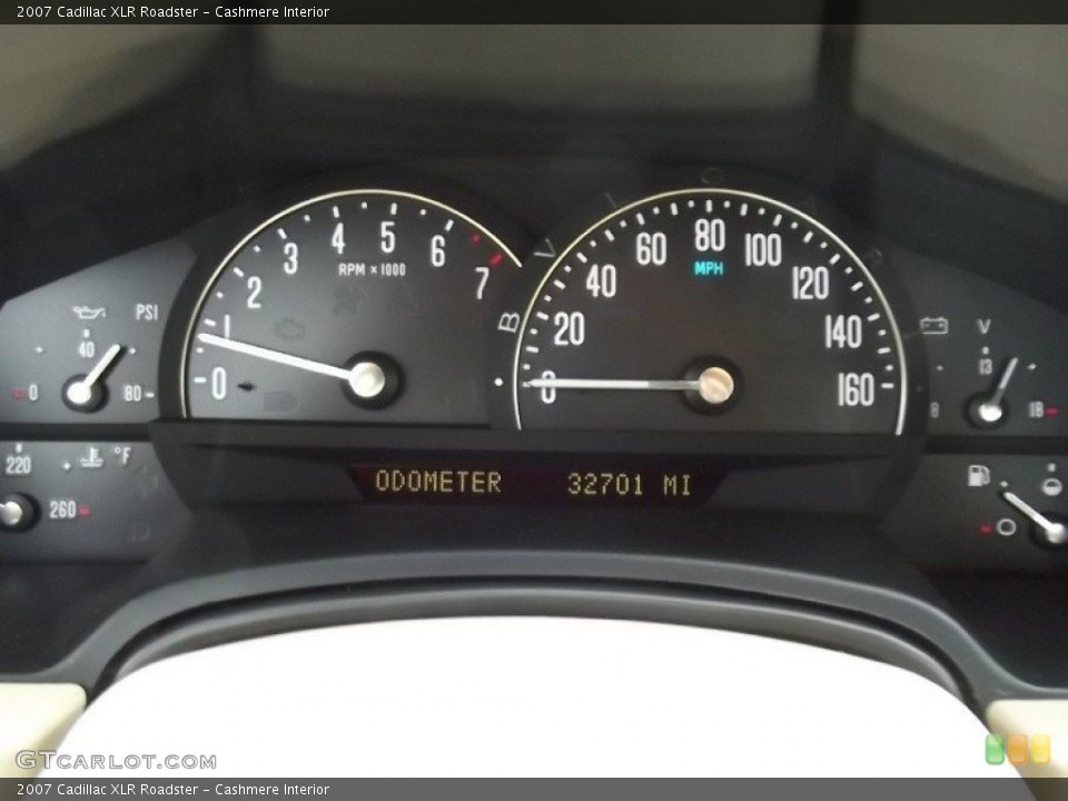 Cashmere Interior Gauges for the 2007 Cadillac XLR Roadster #84196803