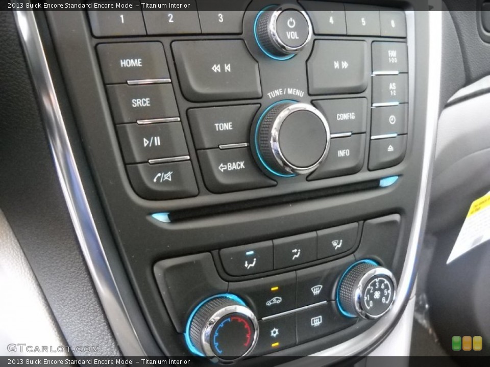 Titanium Interior Controls for the 2013 Buick Encore  #84198029