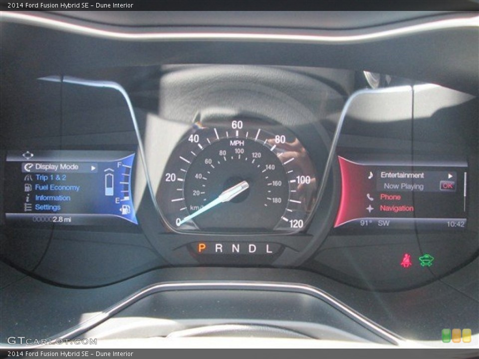 Dune Interior Gauges for the 2014 Ford Fusion Hybrid SE #84203699