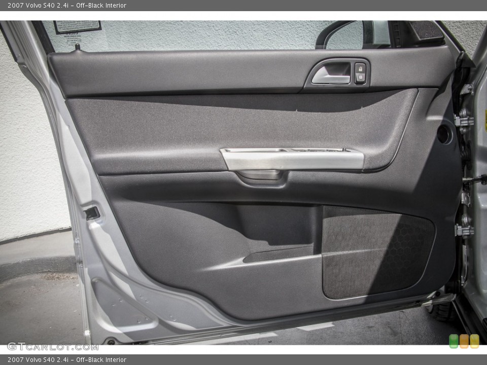 Off-Black Interior Door Panel for the 2007 Volvo S40 2.4i #84206900