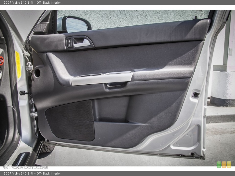 Off-Black Interior Door Panel for the 2007 Volvo S40 2.4i #84207020