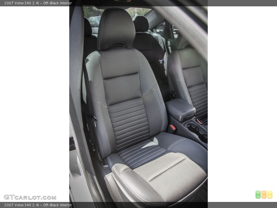 Off-Black 2007 Volvo S40 Interiors