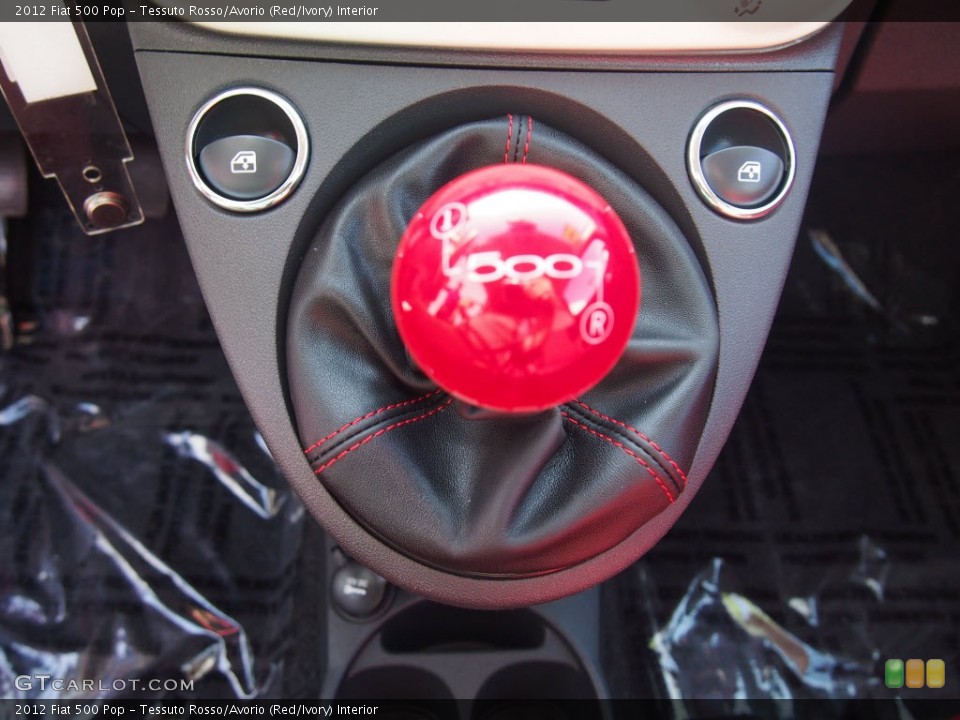 Tessuto Rosso/Avorio (Red/Ivory) Interior Transmission for the 2012 Fiat 500 Pop #84208697
