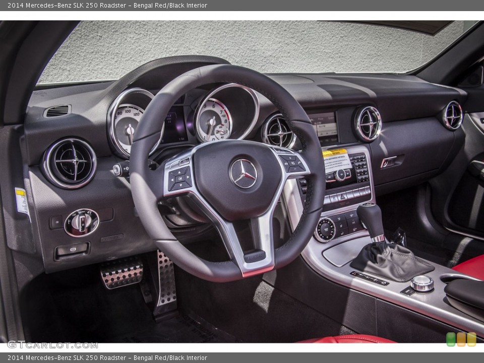 Bengal Red/Black Interior Dashboard for the 2014 Mercedes-Benz SLK 250 Roadster #84208772
