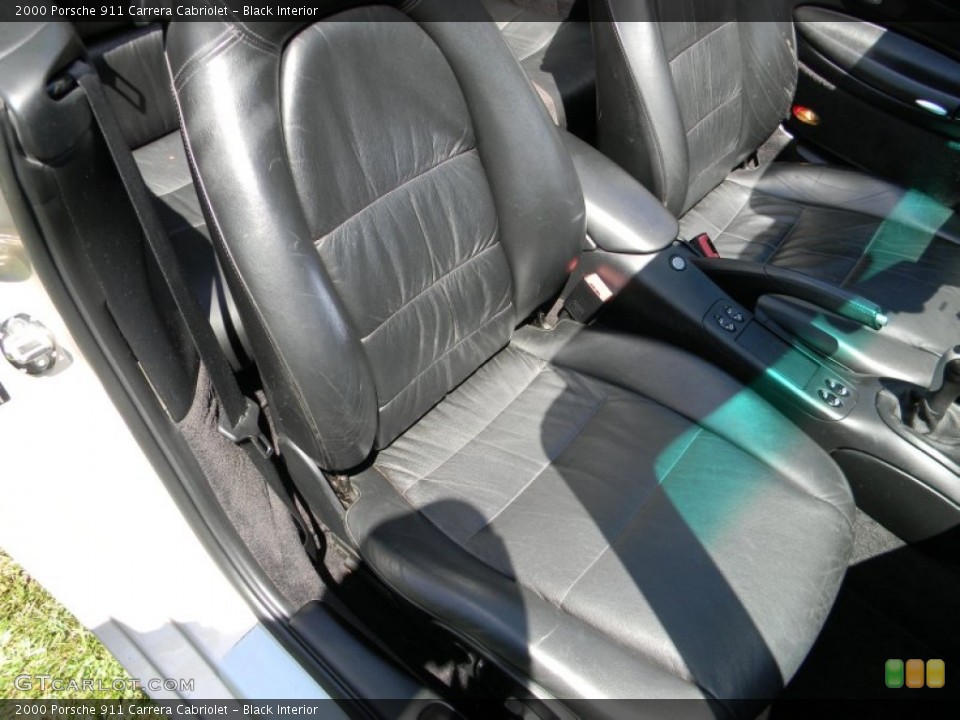 Black Interior Front Seat for the 2000 Porsche 911 Carrera Cabriolet #84209783