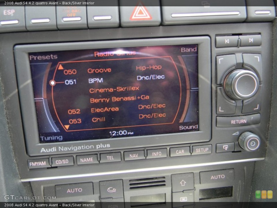 Black/Silver Interior Controls for the 2008 Audi S4 4.2 quattro Avant #84210014