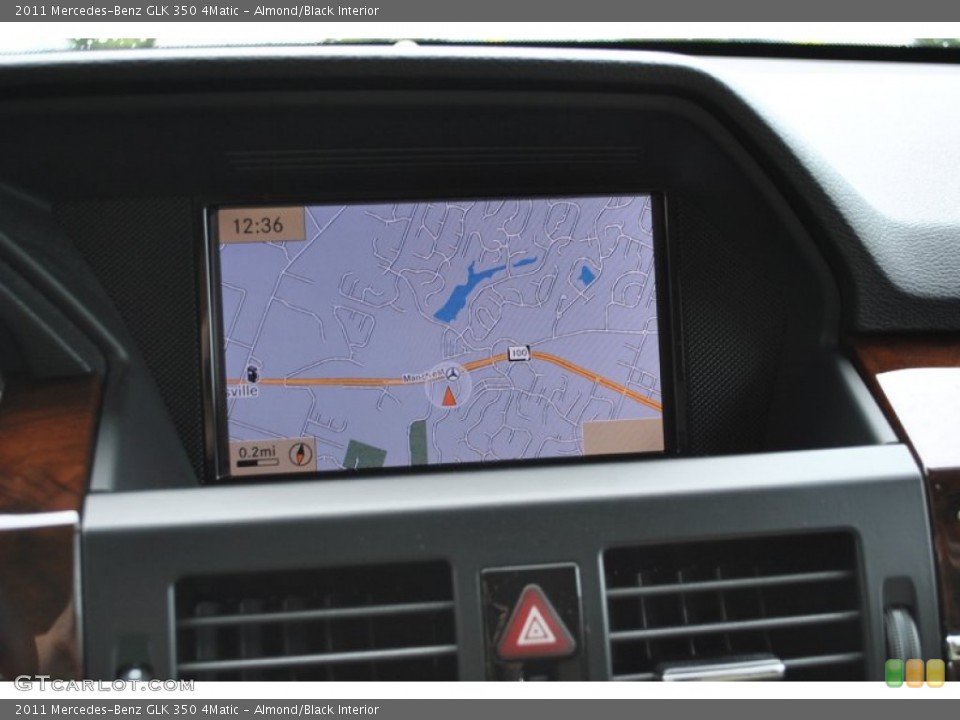 Almond/Black Interior Navigation for the 2011 Mercedes-Benz GLK 350 4Matic #84210185