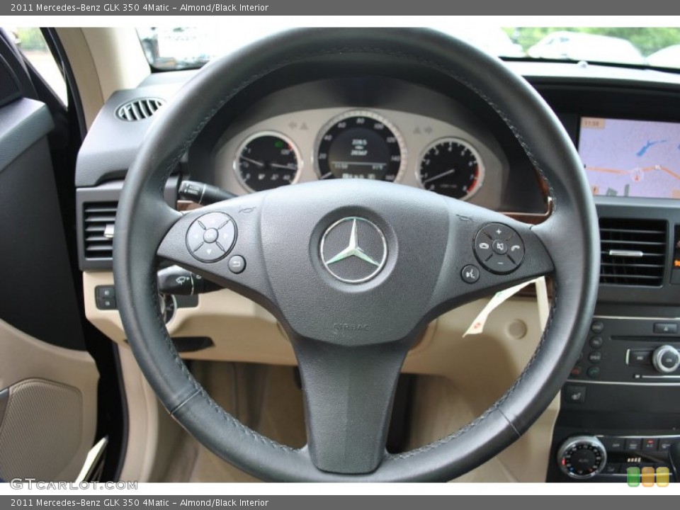 Almond/Black Interior Steering Wheel for the 2011 Mercedes-Benz GLK 350 4Matic #84210260