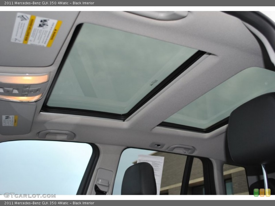Black Interior Sunroof for the 2011 Mercedes-Benz GLK 350 4Matic #84210437