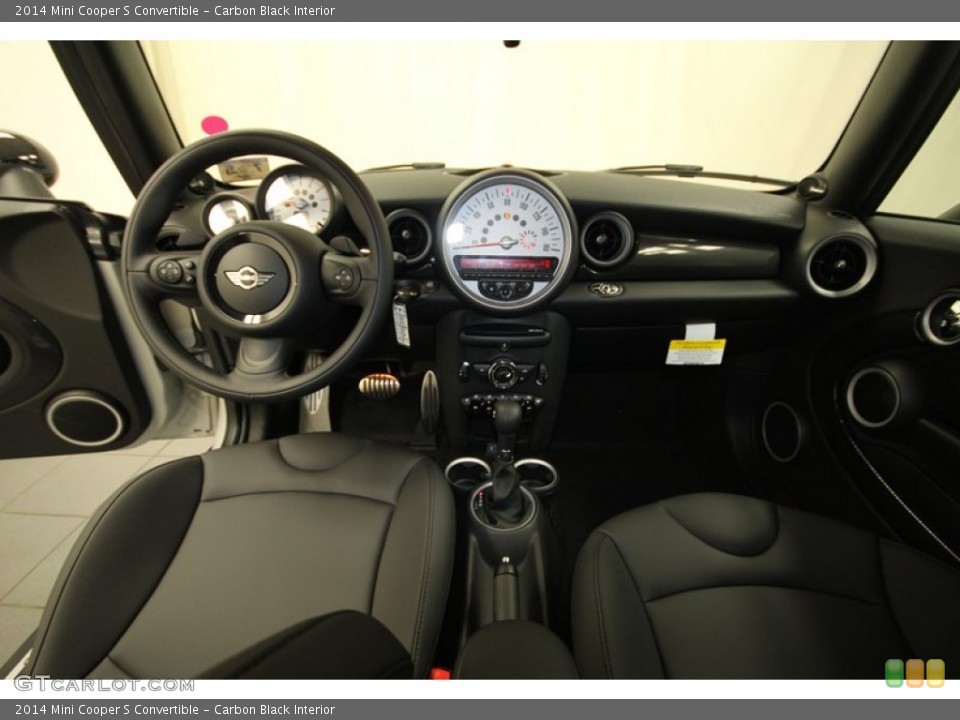 Carbon Black Interior Dashboard for the 2014 Mini Cooper S Convertible #84220229
