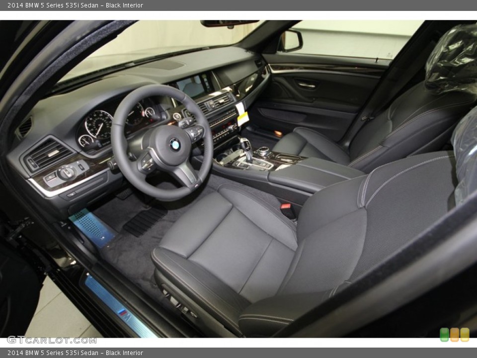 Black Interior Prime Interior for the 2014 BMW 5 Series 535i Sedan #84221552