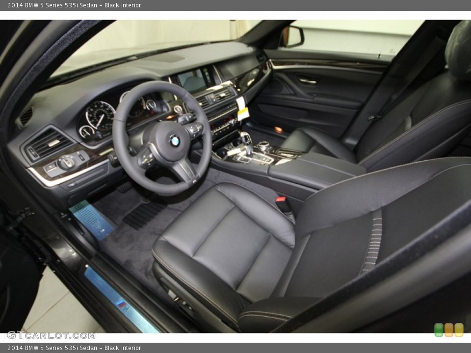 Black Interior Prime Interior for the 2014 BMW 5 Series 535i Sedan #84222446