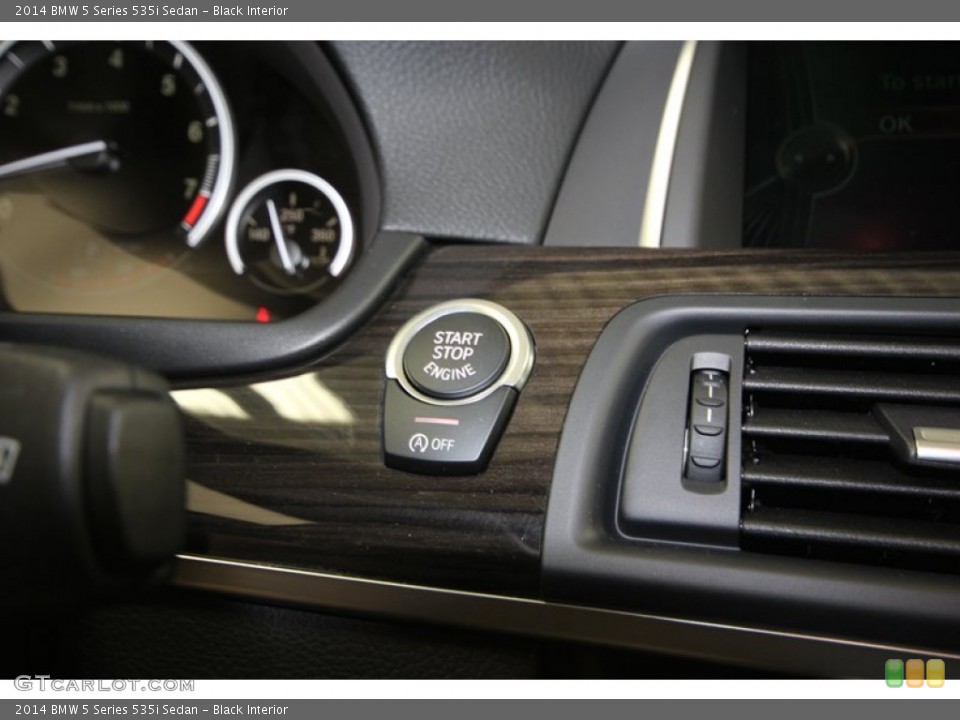Black Interior Controls for the 2014 BMW 5 Series 535i Sedan #84222797