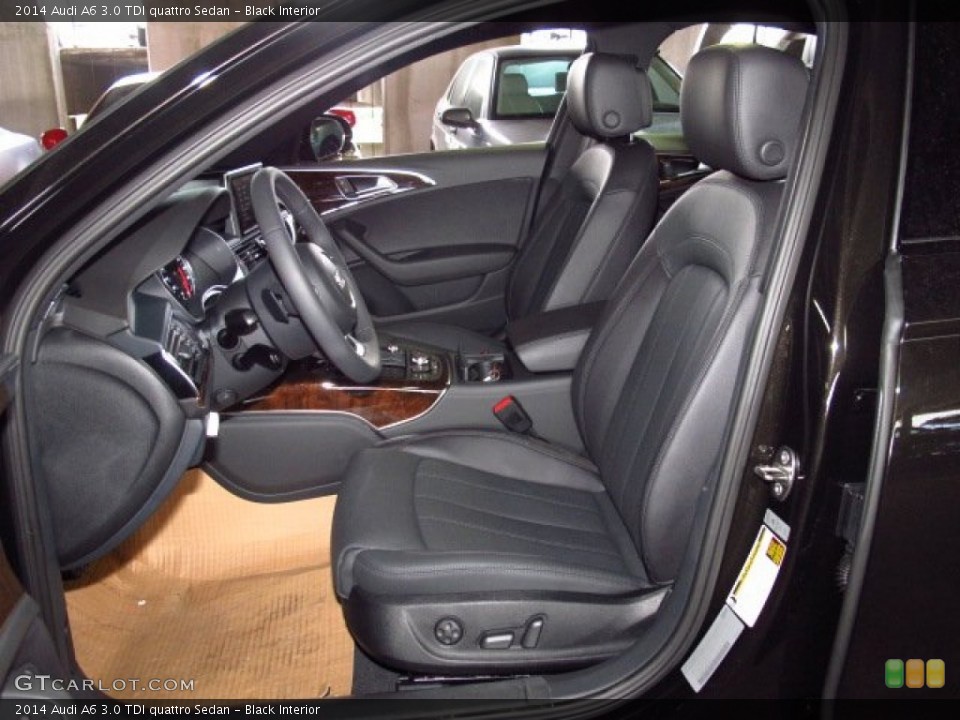 Black Interior Photo for the 2014 Audi A6 3.0 TDI quattro Sedan #84222803